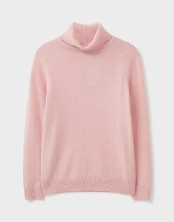 Libby Roll Neck Jumper -Crew Clothing WRD034 POWDERPUF 3