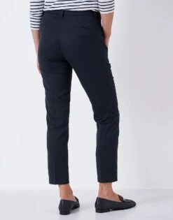 Burnham Stretch Slim Leg Trousers 7 Burnham Stretch Slim Leg Trousers -Crew Clothing WRG161 DARKNAVY 2