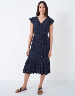 Patricia Dress 7 Patricia Dress -Crew Clothing WRJ010 NVYWHTSPT 2