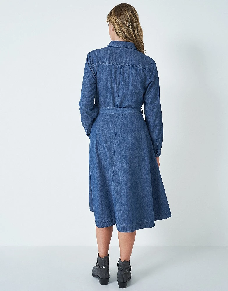 Gina Denim Shirt Dress 3 Gina Denim Shirt Dress - Image 3