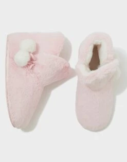 Grace Boot Slipper -Crew Clothing WRR013 PINK 2