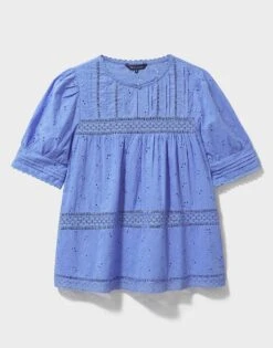 Dahlia Top -Crew Clothing WSC051 BLUE 4