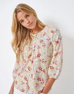 Savannah Blouse -Crew Clothing WSC053 MULTIBLU 3