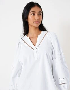 Audrey Embroidered Top