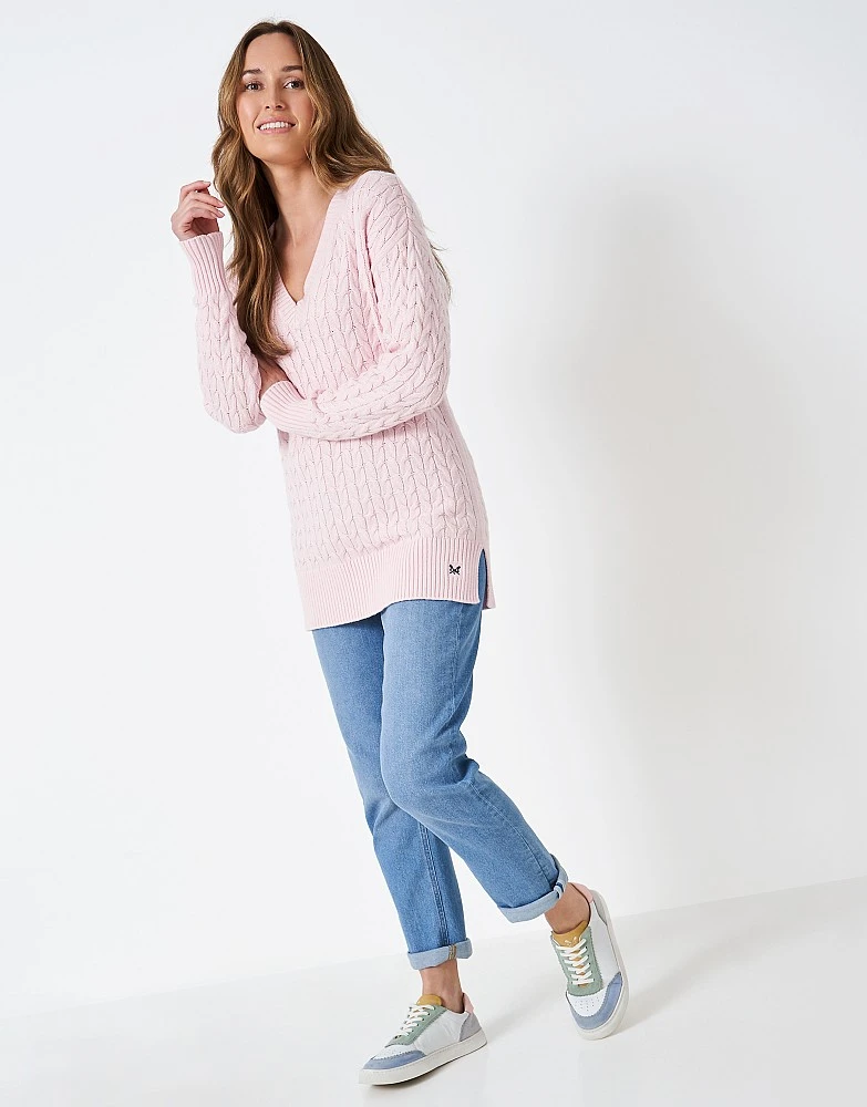 Edna V Neck Jumper 2 Edna V Neck Jumper - Image 2