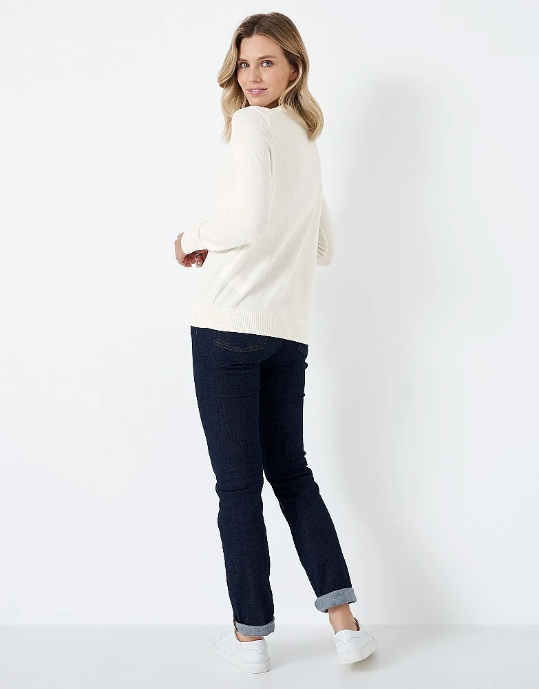 Crew Neck Cardigan 5 Crew Neck Cardigan - Image 5