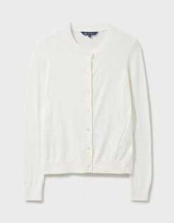 Crew Neck Cardigan 11 Crew Neck Cardigan -Crew Clothing WSD219 CREAM 5