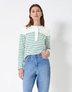 Frill Placket Top