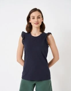 Nina Top 8 Nina Top -Crew Clothing WSE049 NAVY 3