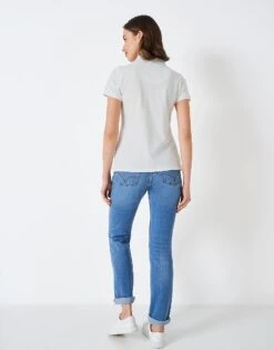 Ocean Classic Polo Shirt -Crew Clothing WSE253 WHITE 2