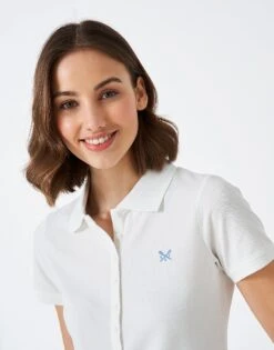 Ocean Classic Polo Shirt -Crew Clothing WSE253 WHITE 3