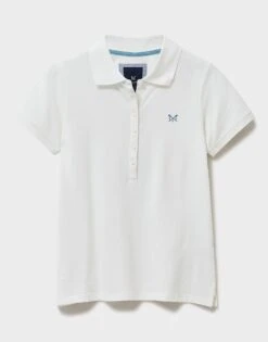 Ocean Classic Polo Shirt -Crew Clothing WSE253 WHITE 6