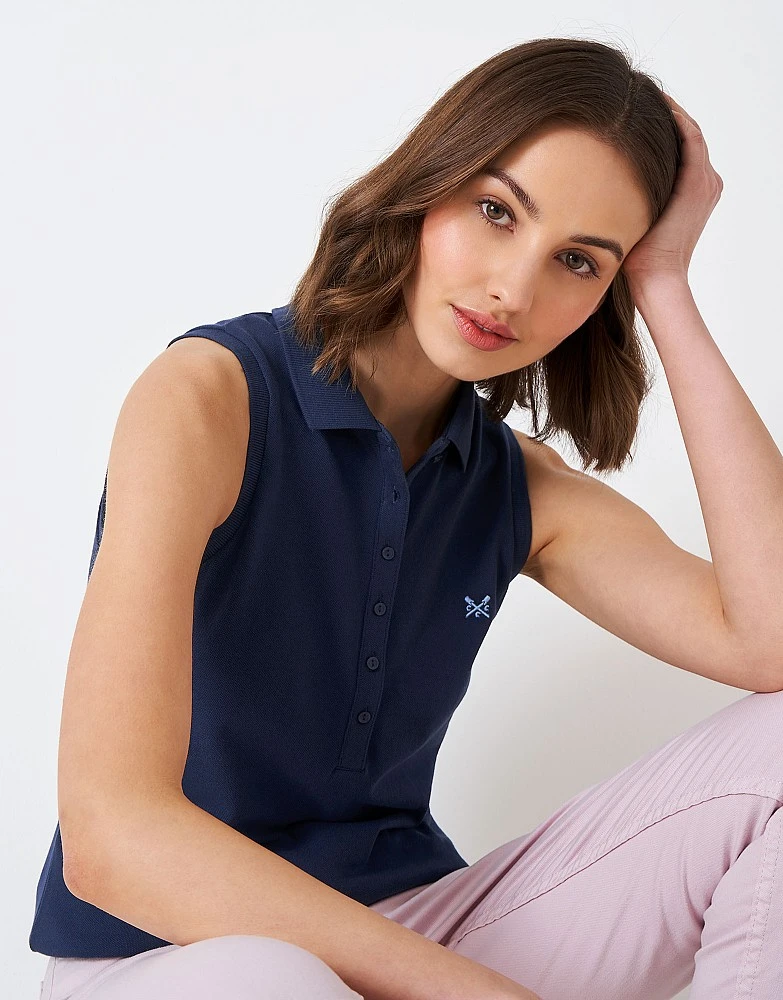 Ocean Sleeveless Polo 1 Ocean Sleeveless Polo