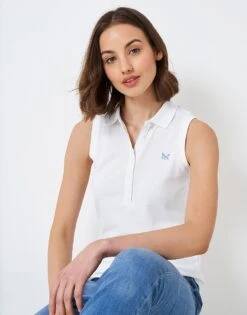 Ocean Sleeveless Polo Shirt