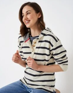 Button Front Sweatshirt