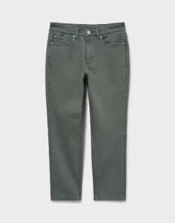 Khaki Cropped Jeans -Crew Clothing WSH006 KHAKI 6