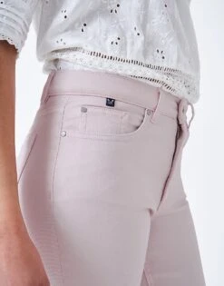 Pink Cropped Jeans 8 Pink Cropped Jeans -Crew Clothing WSH006 PINKSNOW 3