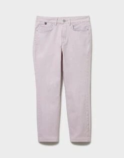 Pink Cropped Jeans 9 Pink Cropped Jeans -Crew Clothing WSH006 PINKSNOW 6