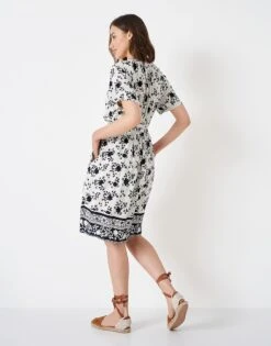 Christy Dress 7 Christy Dress -Crew Clothing WSJ026 NVYWHT 2