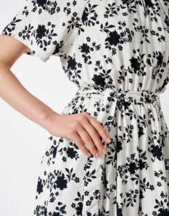 Christy Dress 8 Christy Dress -Crew Clothing WSJ026 NVYWHT 3