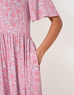 Eva Maxi Dress 9 Eva Maxi Dress -Crew Clothing WSJ033 BLUPINK 3