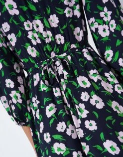 Lila Dress -Crew Clothing WSJ035 GRNBLKFLR 4