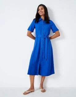 Bethany Linen Shirt Dress