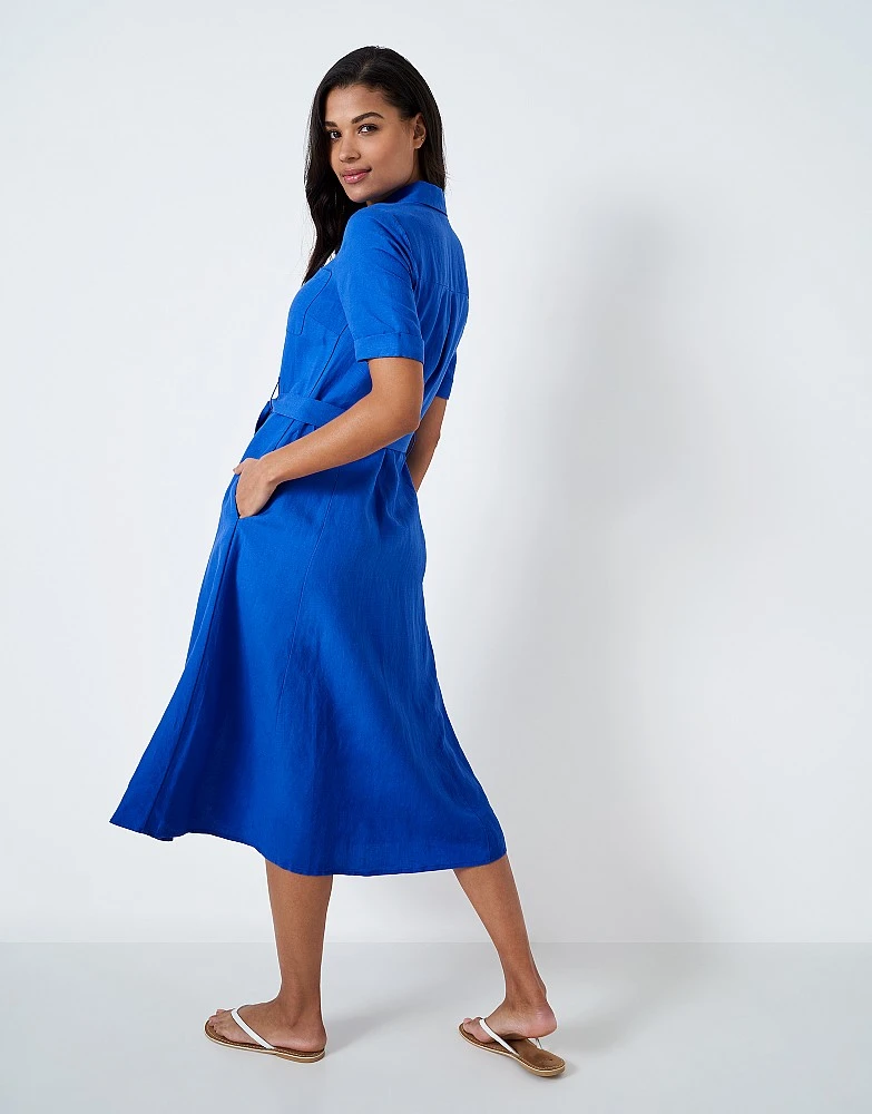 Bethany Linen Shirt Dress 2 Bethany Linen Shirt Dress - Image 2