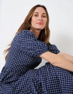 Eleanor Dress 8 Eleanor Dress -Crew Clothing WSJ061 NAVY 3