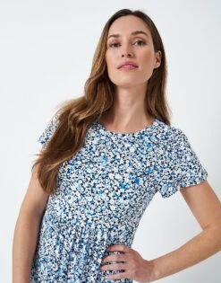 Jay Jersey Dress -Crew Clothing WSJ070 BLUE 3