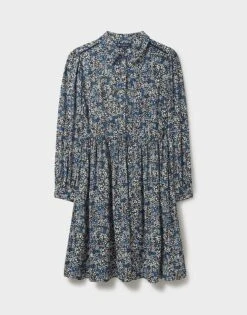 Florence Shirt Dress 11 Florence Shirt Dress -Crew Clothing WSJ101 BLUE 5