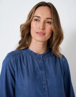 Avalin Chambray Dress -Crew Clothing WSJ103 CHAMBRY 3