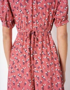 Lola Dress -Crew Clothing WSJ106 CORALFLR 3