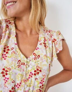 Lauren Dress 8 Lauren Dress -Crew Clothing WSJ124 WHTMUL 3