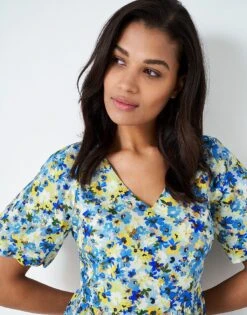 Irene Dress -Crew Clothing WSJ149 BLUES 2