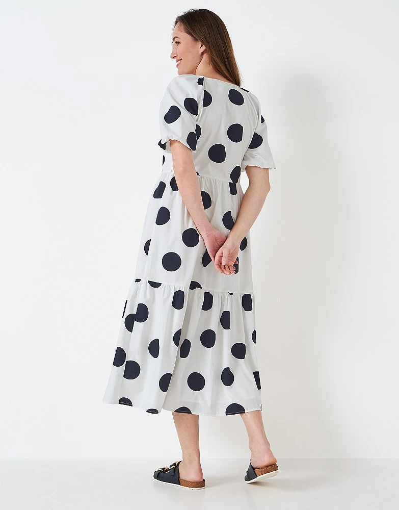 Irene Large Spot Dress 3 Irene Large Spot Dress - Image 3