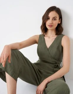 Jenny Linen Blend Jumpsuit