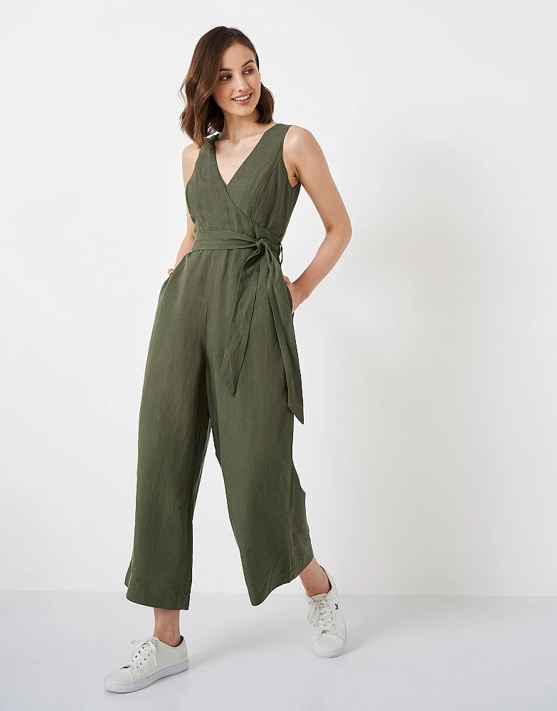 Jenny Linen Blend Jumpsuit 2 Jenny Linen Blend Jumpsuit - Image 2
