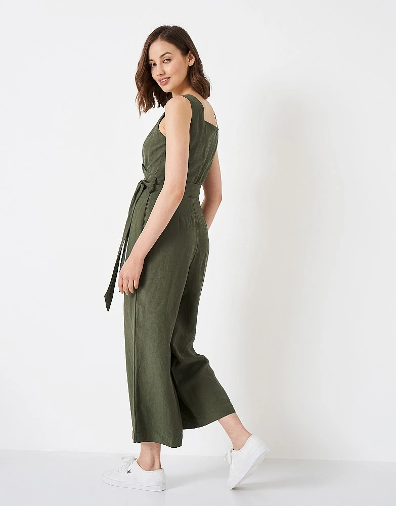 Jenny Linen Blend Jumpsuit 3 Jenny Linen Blend Jumpsuit - Image 3