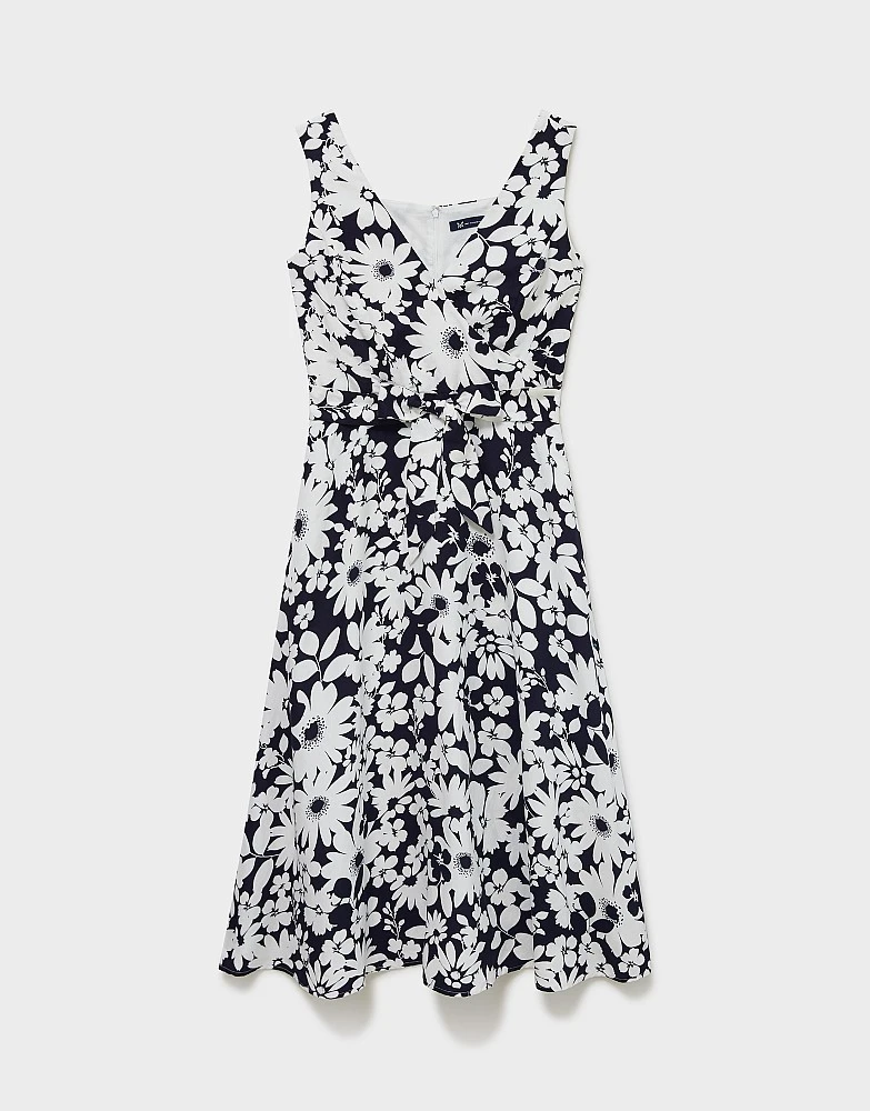 Jenny Linen Blend Printed Dress 5 Jenny Linen Blend Printed Dress - Image 5