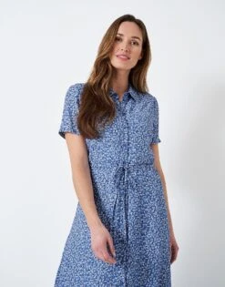 Ruby Tie Waist Shirt Dress