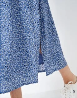 Ruby Tie Waist Shirt Dress 8 Ruby Tie Waist Shirt Dress -Crew Clothing WSJ173 CRNFLOWER 3