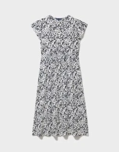 Alyssa Jersey Dress 9 Alyssa Jersey Dress -Crew Clothing WSJ174 NVYWHTFLR 6