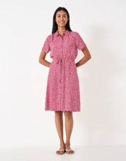 Knee Length Ruby Shirt Dress