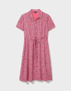 Knee Length Ruby Shirt Dress 7 Knee Length Ruby Shirt Dress -Crew Clothing WSJ181 RASP 6