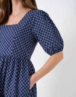 Ellie Dress -Crew Clothing WSJ182 NAVY 3