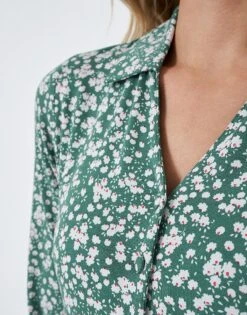 Freya Dress 7 Freya Dress -Crew Clothing WSJ183 GREEN 2