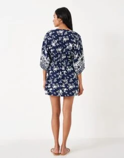 Ulla Beach Kaftan -Crew Clothing WSJ194 NAVY 2