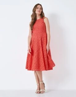 Bowline Broderie Midi Dress