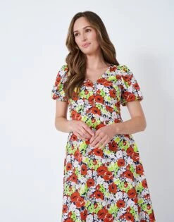 Riverside Floral Midi Dress